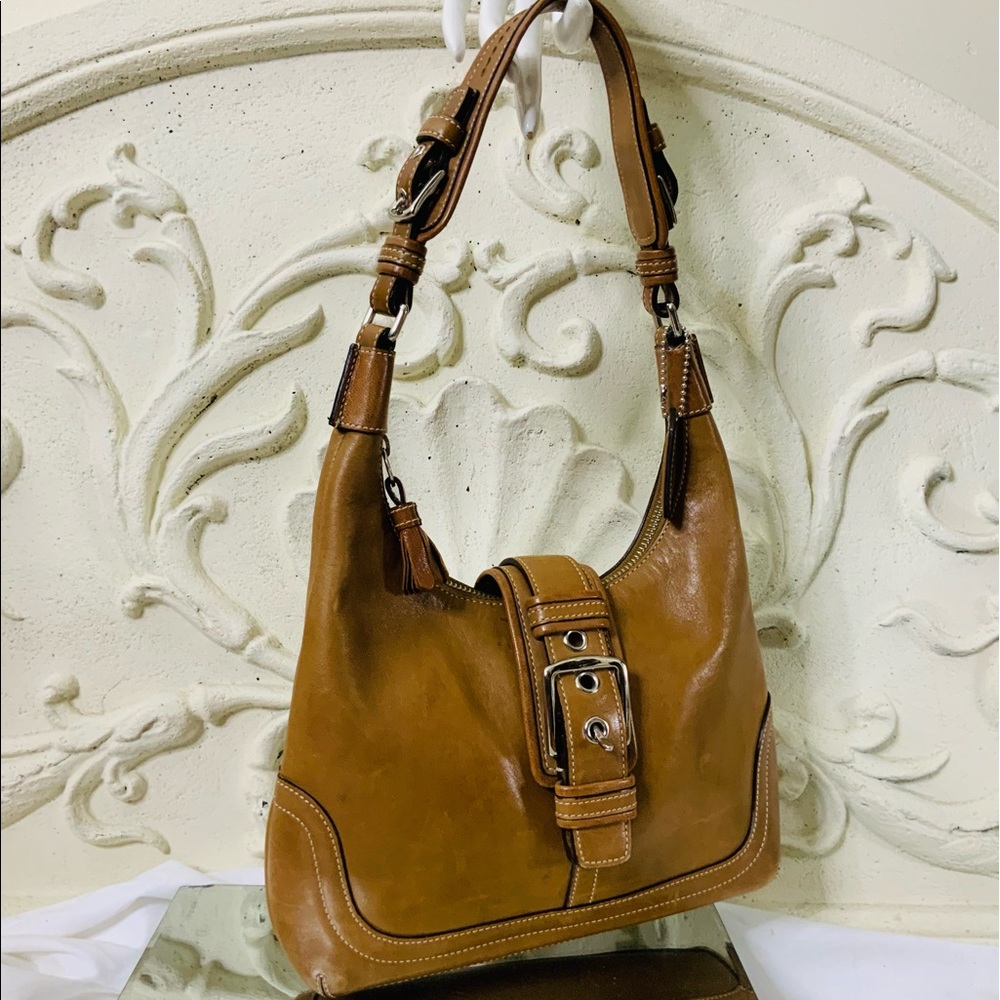 VINTAGE Coach Mini Soho Leather Shoulder Bag